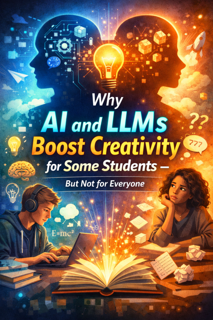 AI and LLMs Boost Student Creativity with Generative AI Tools