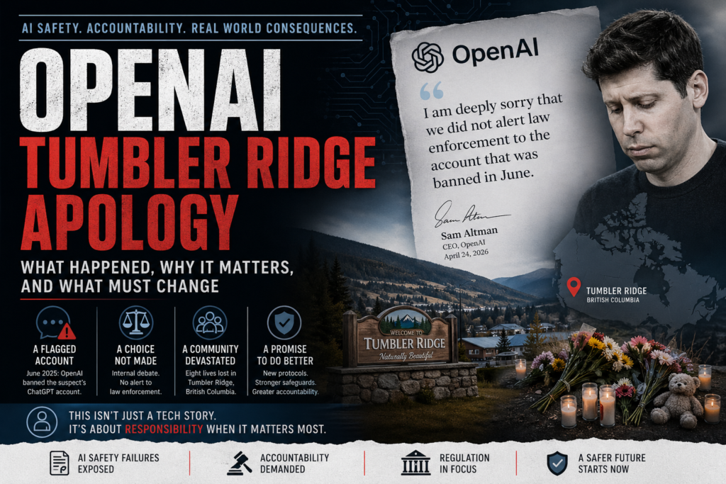 OpenAI Tumbler Ridge apology highlights AI safety accountability failure after mass shooting incident