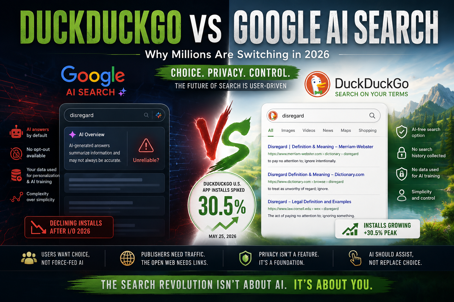 DuckDuckGo Vs Google AI Search Shocking 2026 Shift DuckDuckGo Vs Google AI Search Shocking 2026 Shift
