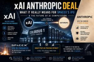 xAI Anthropic Deal Explained: What It Really Means for SpaceX’s IPO and the Future of AI Competition