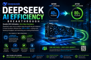 DeepSeek AI Efficiency Breakthrough: How One Open-Source Method Doubled GPU Utilization
