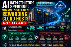 AI Infrastructure Spending: Why Wall Street Keeps Rewarding Cloud Hosts, Not AI Labs