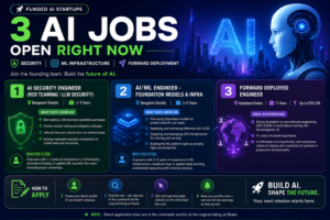 3 AI Roles Open Right Now: Security, ML Infra & Forward Deployment