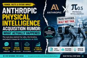 Anthropic Physical Intelligence Acquisition Rumor: What Actually Happened