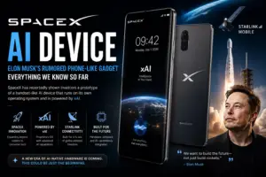 SpaceX AI Device: What We Know About Elon Musk’s Rumored Phone-Like Gadget