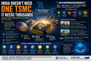 India Semiconductor Ecosystem: Why It Needs Thousands of Companies, Not One TSMC