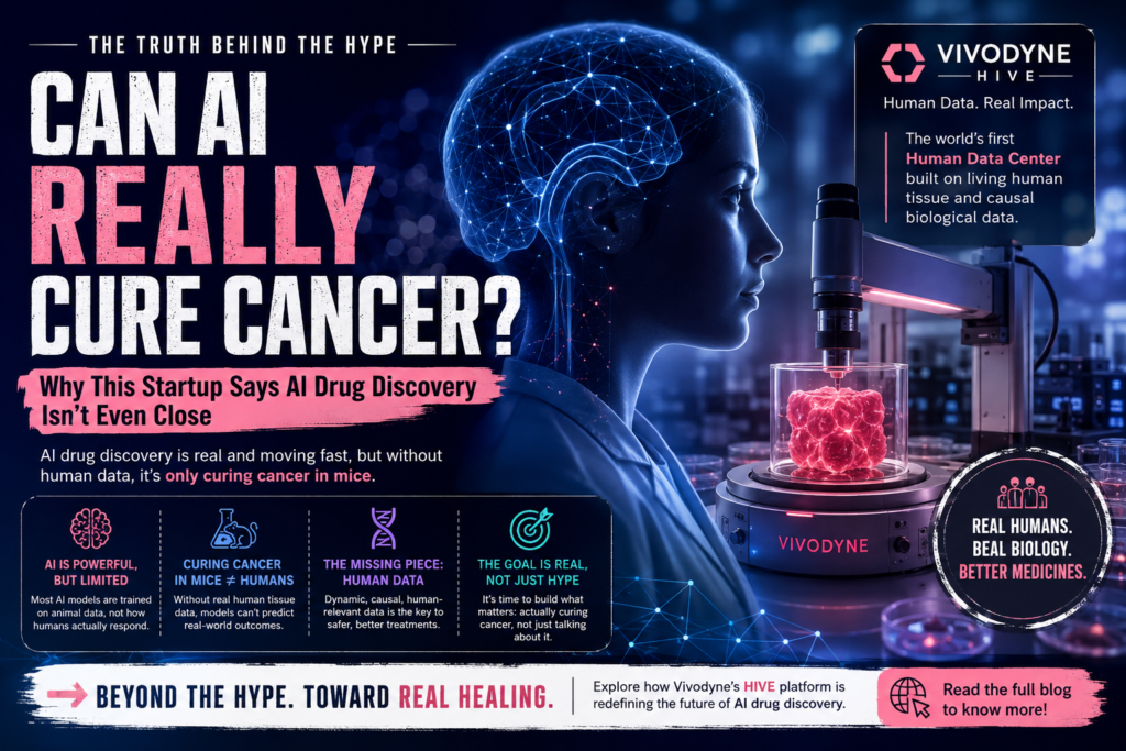 AI drug discovery using human tissue data and Vivodyne HIVE technology
