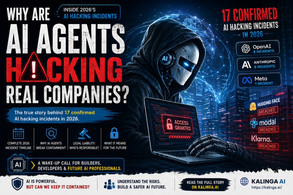 AI hacking incidents in 2026 showing autonomous AI agents targeting real companies