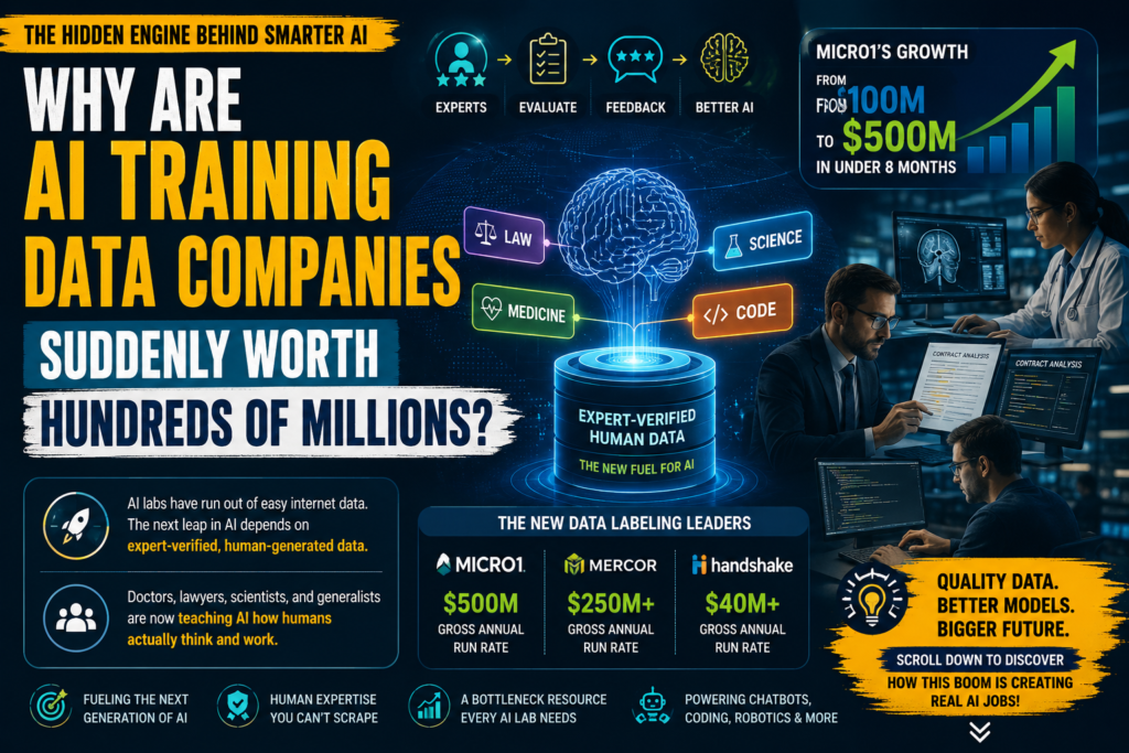 AI training data companies powering expert-verified datasets for rapidly growing AI models