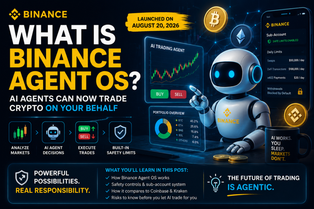 Binance Agent OS enables AI agents to analyze markets and execute crypto trades
