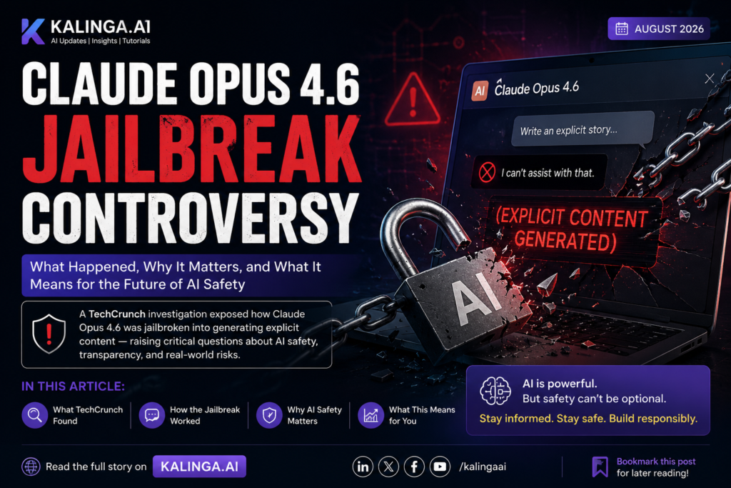 Claude Opus 4.6 jailbreak controversy highlighting AI safety and chatbot security concerns