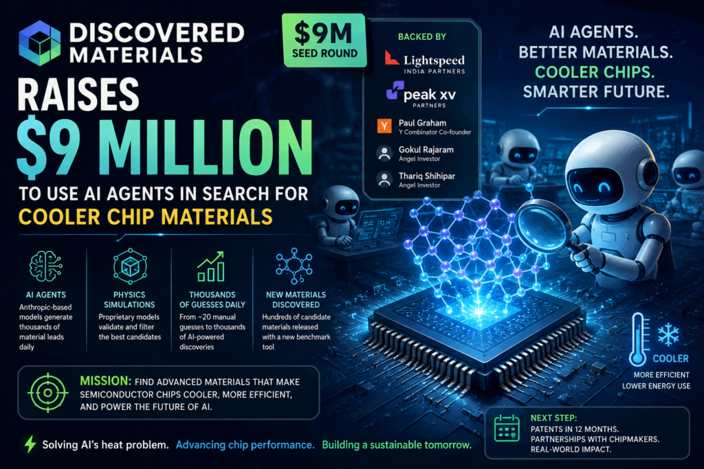 Discovered Materials AI agents searching for cooler chip materials
