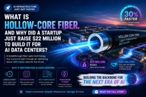 What Is Hollow-Core Fiber, and Why Did a Startup Just Raise $22 Million to Build It for AI Data Centers?