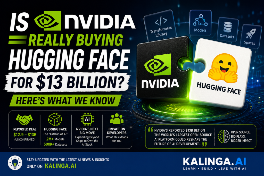 Nvidia Hugging Face acquisition reportedly valued at $13 billion