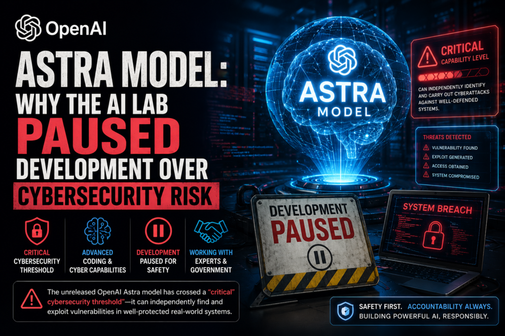 OpenAI Astra model reaching a critical cybersecurity capability threshold