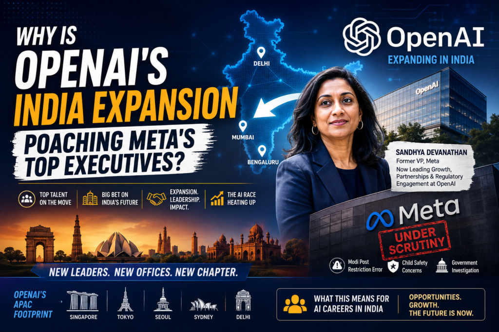 OpenAI's India expansion gains momentum as Meta executive Sandhya Devanathan joins OpenAI