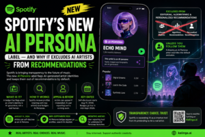 What Is Spotify’s New “AI Persona” Label,  and Why Is It Excluding AI Artists From Recommendations?