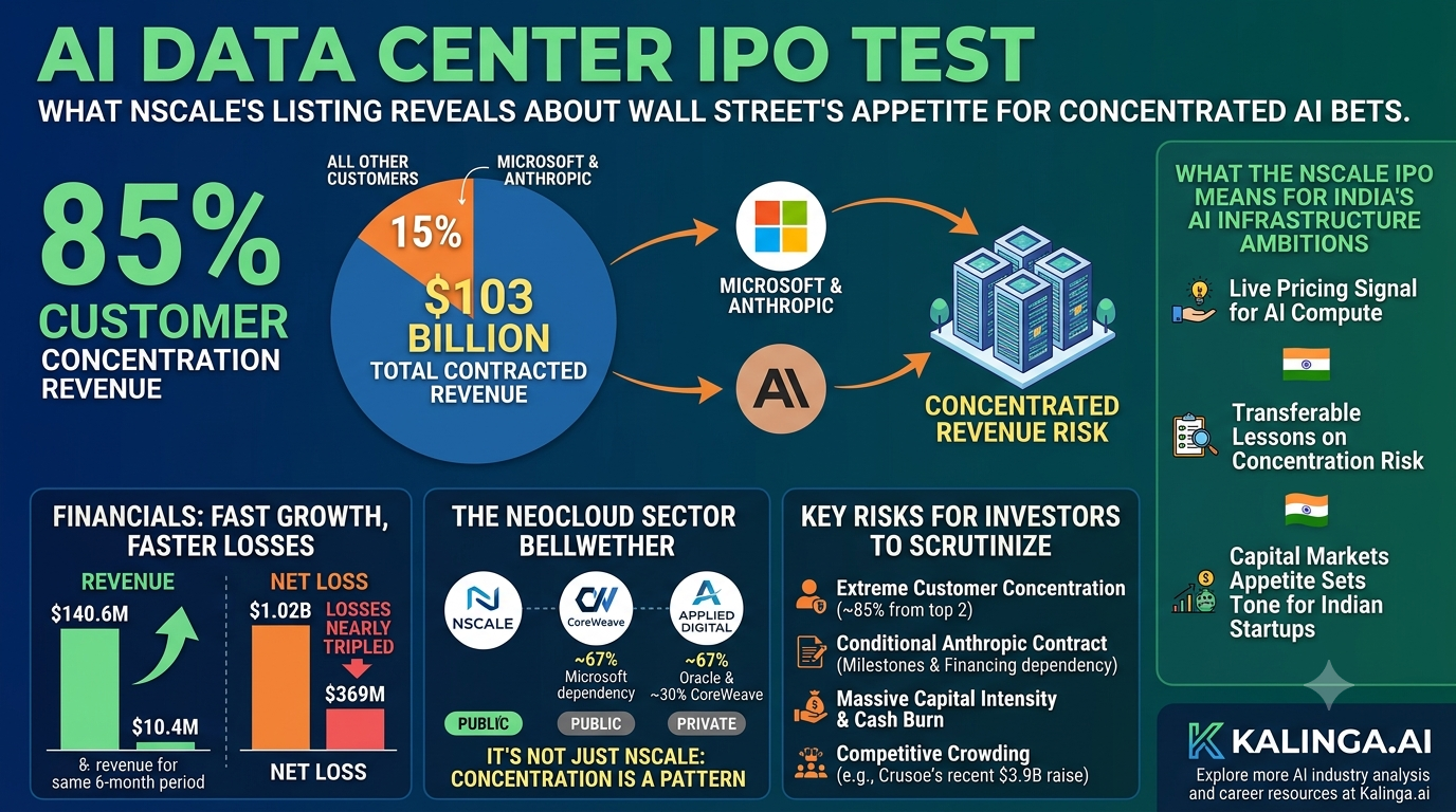 AI data center IPO featuring Nscale's Wall Street debut and AI infrastructure growth