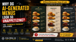 Why Do AI-Generated Menus Look So Unappetizing? The “Sameness Problem” Explained