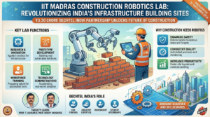 IIT Madras Construction Robotics Lab: What the ₹3.30 Crore Bechtel India Partnership Means for Construction