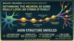 Could Brain Cell Axons Actually Look Like Strings of Pearls?