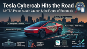 Tesla Cybercab Hits the Road: What Does the Launch Mean for Robotaxis?