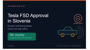 Slovenia clears Tesla’s FSD driver assistance ahead of EU vote