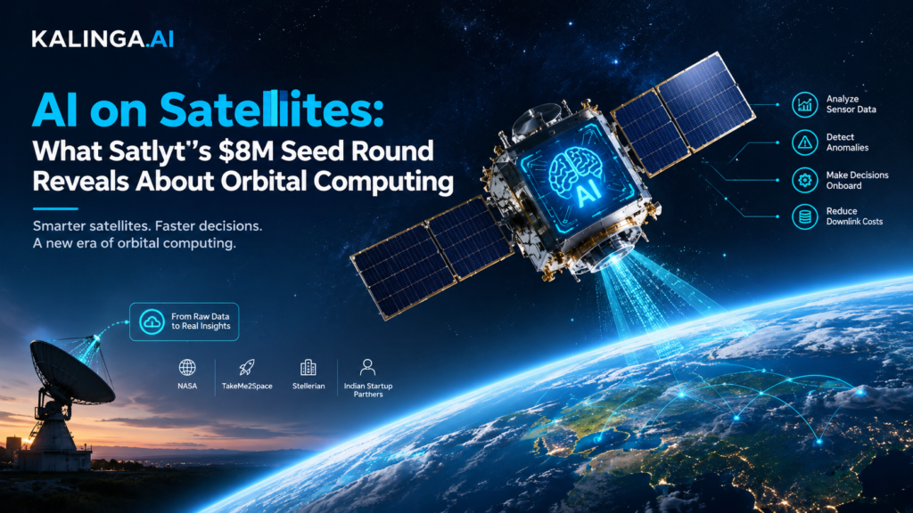 AI on satellites powering onboard computing and smarter spacecraft through Satlyt's orbital software