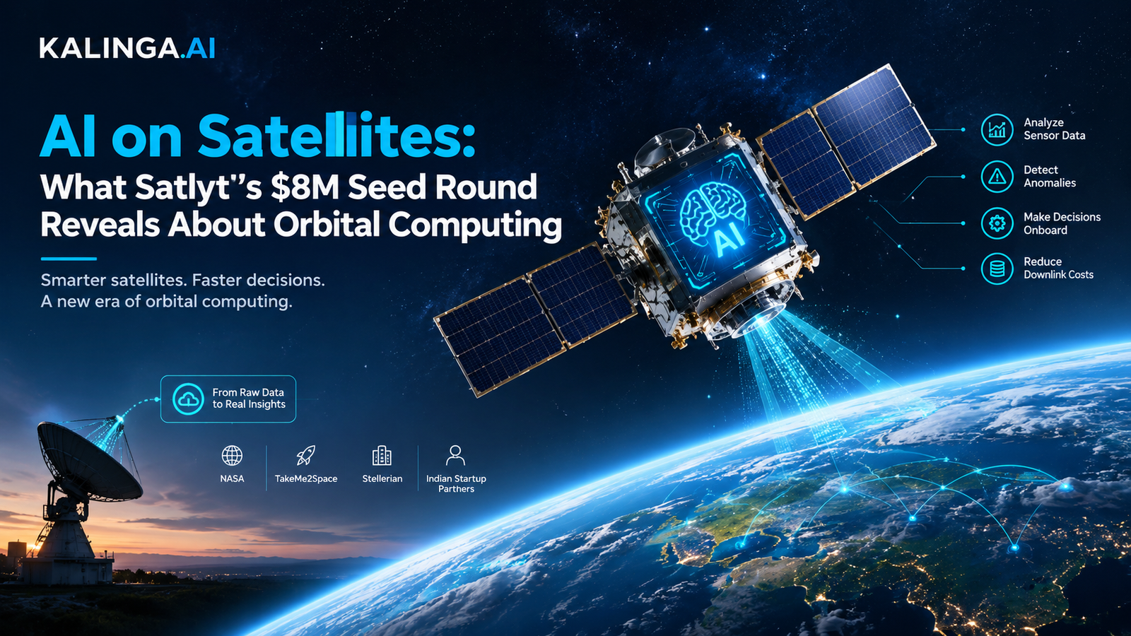 AI on satellites powering onboard computing and smarter spacecraft through Satlyt's orbital software