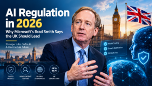 AI Regulation in 2026: Why Microsoft’s Brad Smith Says the UK Should Lead