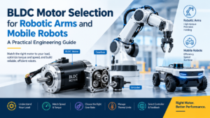 BLDC Motor Selection for Robotic Arms and Mobile Robots: A Practical Engineering Guide