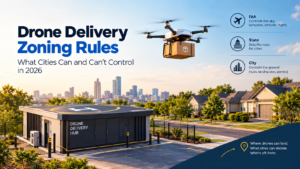 Drone Delivery Zoning Rules: What Cities Can and Can’t Control in 2026