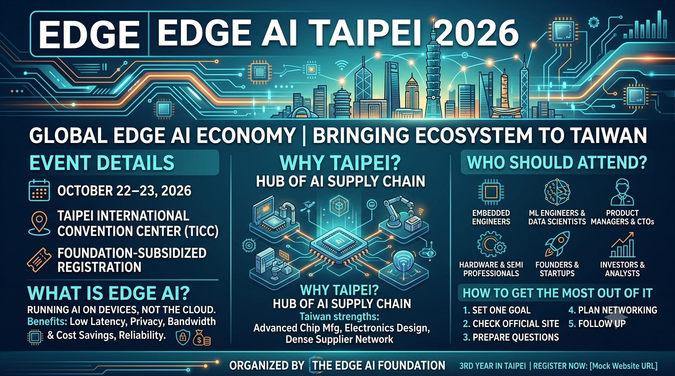 EDGE AI Taipei 2026 conference at Taipei International Convention Center