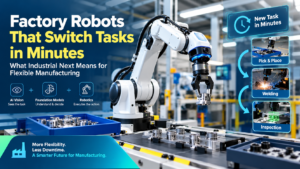 Factory Robots That Switch Tasks in Minutes: What Industrial Next Means for Flexible Manufacturing