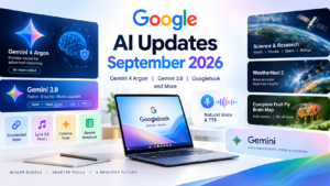 Google AI Updates September 2026: Gemini 4 Argon, Gemini 3.8, Googlebook, and More