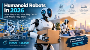 Humanoid Robots in 2026: What They Cost, What They Can Do, and Where They Work