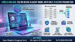LFM2.5-24B-A2B: The On-Device AI Agent Model With Only 2B Active Parameters